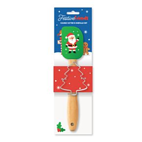 Ensemble Spatule & Emporte-pièce Sapin - Festive Friends Noël