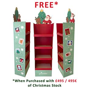 Présentoir Display FSDU Noël 4 étagères - Jingle Bunch 