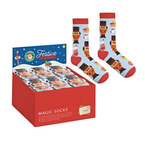 Chaussettes Magiques compréssées - Noël Festive Friends Casse-noisette