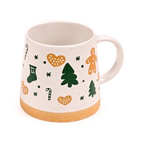 Mug en grès - Motif Bonhomme pain d'Epices 