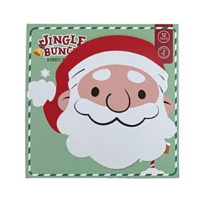 Lot de 12 Serviettes en Papier 3 plis - Jingle Bunch Père Noël