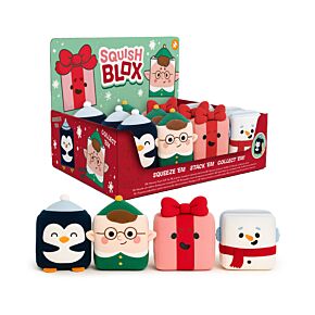 Jouet Peluché à mémoire de forme - Squish Blox Jingle Bunch Noël