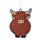 Désodorisant à Suspendre Highland Coo - Vache Parfum Fraicheur d'Automne