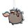 Désodorisant à Suspendre Pusheenicorn - Chat Parfum Gâteau à la Fraise