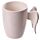 Mug en céramique blanc - Anse ailes d'ange blanches