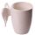 Mug en céramique blanc - Anse ailes d'ange blanches