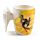 Mug à Anse Décorée -  ailes d'ange blanches avec décalque d'ange 
