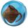 Balles rebondissantes poissons tropicaux 3D bocal plastique