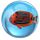 Balles rebondissantes poissons tropicaux 3D bocal plastique
