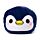 Coussin de voyage et couverture Blankeazzz 2 en 1 - Adoramals Nico le Pingouin 