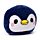 Coussin de voyage et couverture Blankeazzz 2 en 1 - Adoramals Nico le Pingouin 