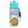Gourde Enfant 350ml en Plastique Renforcé avec Couvercle à Bouton-poussoir - Adoramals - Vie Marine