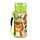 Gourde Enfant 350ml en Plastique Renforcé avec Couvercle à Bouton-poussoir - Adormals - Animaux Sauvages