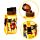 Gourde Enfant 350ml en Plastique Renforcé avec Couvercle à Bouton-poussoir - Jolly Rogers Pirates