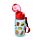 Gourde Enfant 350ml en Plastique Renforcé avec Couvercle à Bouton-poussoir - Foodiemals 