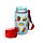 Gourde Enfant 350ml en Plastique Renforcé avec Couvercle à Bouton-poussoir - Foodiemals 