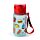 Gourde Enfant 350ml en Plastique Renforcé avec Couvercle à Bouton-poussoir - Foodiemals 
