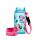 Gourde Enfant 350ml en Plastique Renforcé avec Couvercle à Bouton-poussoir - Adoramals Axolotl