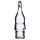 Gourde en Verre Transparent - Forme de Crâne