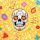 Serviette de Plage en Microfibre - Day of the Dead Jour des Morts