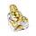 Mini Bouddhas Porte-Bonheur Brillants