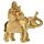 Elément de Décoration - Bouddha Porte Chance sur Eléphant Pailleté