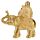 Elément de Décoration - Bouddha Porte Chance sur Eléphant Pailleté