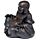 Figurine Effet Bois Brossé Peace of the East - Bouddha Porte-bonheur
