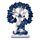 Figurine Bouddha Thaïlandais Blanc et Bleu -Arbre de Vie