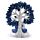 Figurine Bouddha Thaïlandais Blanc et Bleu -Arbre de Vie