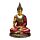 Figurine Boudha Thaïlandais Rouge & Doré - Contemplation