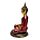 Figurine Boudha Thaïlandais Rouge & Doré - Contemplation