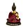 Figurine Boudha Thaïlandais Rouge & Doré - Contemplation
