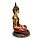 Figurine Boudha Thaïlandais Rouge & Doré - Contemplation