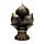 Figurine Boudha Thaïlandais Rouge & Doré - Lotus