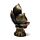Figurine Boudha Thaïlandais Rouge & Doré - Lotus