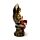 Figurine Boudha Thaïlandais Rouge & Doré - Lotus
