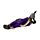 Figurine Boudha Thai allongé Violet & Noir 