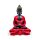Boudha Thai Contemplation Rouge, Noir & Doré 