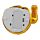 Maneki Neko Chat porte bonheur, yeux ouvert 17cm