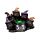 Chats Sorciers autour d'un Chaudron LED 