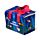 Sac Repas Isotherme en Plastique Recyclé RPET - Minecraft Axolotl