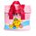 Sac Repas Isotherme en Plastique Recyclé RPET - Pusheen le Chat Fruits