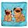 Serviette de Voyage Compressée Mopps - Chien Carlin