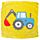 Serviette de Voyage Compressée Little Tractors - Tracteur de Ferme