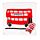 Serviette de Voyage Compressée London Icons - Londres