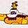 Serviette de Voyage Compressée - The Beatles Yellow Submarine 