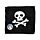 Serviette de Voyage Compréssée - Jolly Rogers Pirate 