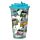 Verre PVC Double Paroi 500ml avec Paille & Couvercle Volkswagen - Van Bus Combi VW T1 Surf Adventure