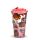 Verre Double-Paroi incassable avec paille Pusheen gourmet